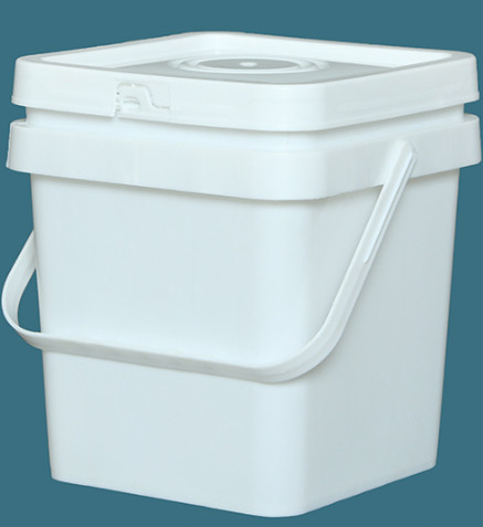 Buy IML Square Plastic Pail with Lid Yes Thermal Transfer Screen Printing at wholesale prices