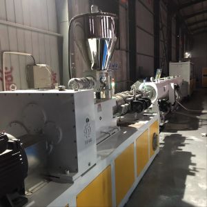 16-63mm PVC Pipe Making Machine and PLC Control for Pipes Manufacturing