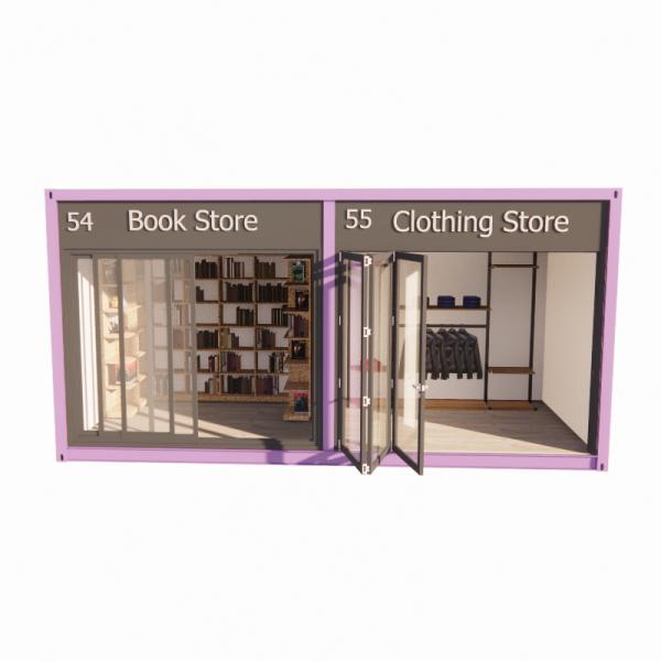 20ft Container Pop Up Coffee Shop Restaurant Mobile Container Bar with Modern Design and Customized Color