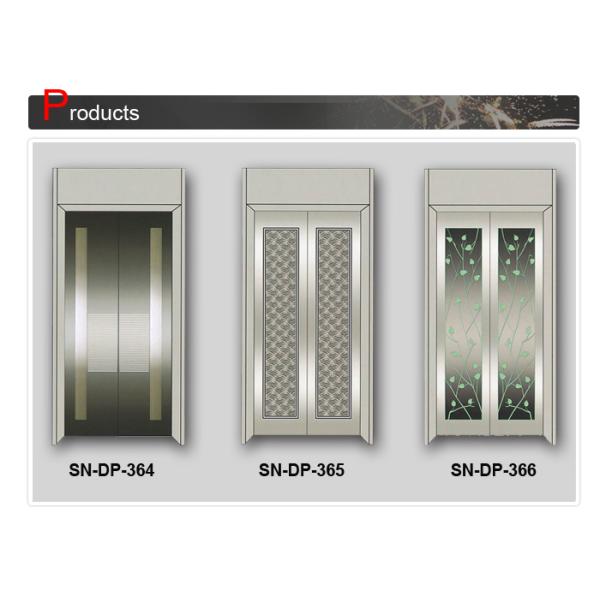 2000mm Hairline And Etching Elevator Door Panel 1.2mm Thickness