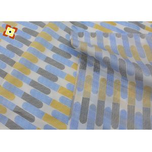 Off White Yellow Bedding Mattress Quilting Fabric Warp Knitted Dustmite Proof