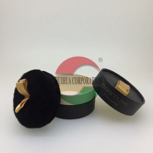 Decorative Cardboard Cylinder Box Cosmetic Paper Tube Packaging With Custom