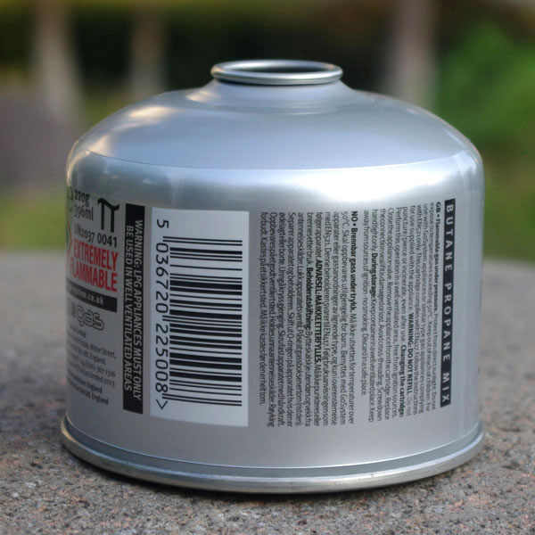 84mm Height Portable Butane Gas Cylinder 230g