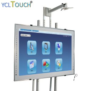96 Inch Large Interactive Electronic Whiteboard 10000Lux finger touch