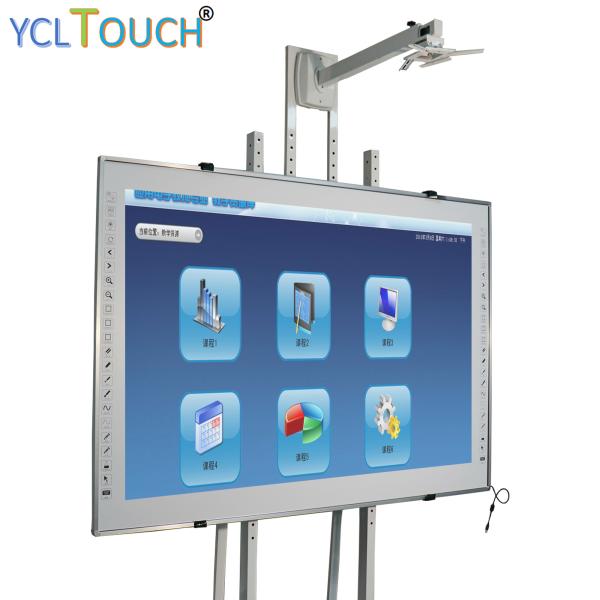 Buy 96 Inch Large Interactive Electronic Whiteboard 10000Lux finger touch at wholesale prices