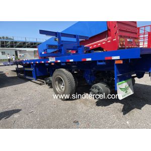 SINOTERCEL 3 Axles Semi Trailer 30t Flatbed Trailer Semi Truck