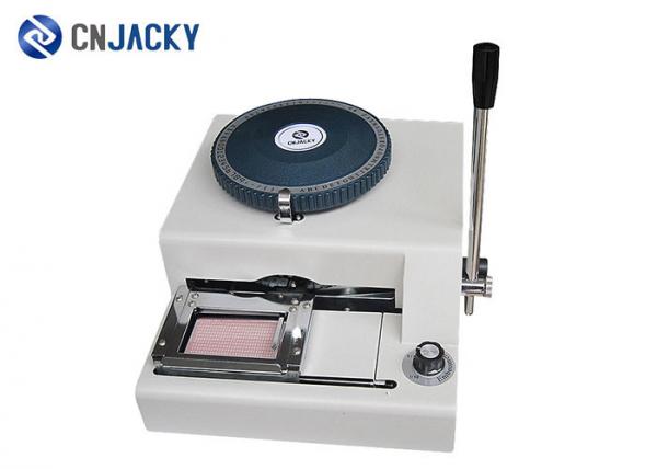 Buy Manual ID Cards Plastic Card Embossing Machine With Russian Code And Engilsh Code at wholesale prices