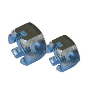 Automotive Industry Hex Castle Slotted Nuts with 304 Stainless Plating