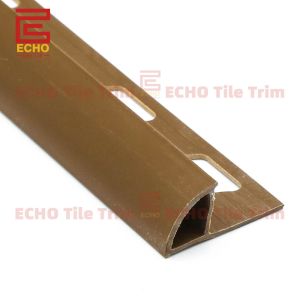 China Brown Plastic Quadrant Edge Tile Trim Exterior Tile Corner Edging Strip on sale