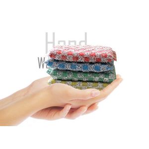 Wear Resistant Non Scratch Scouring Pad ISO9001 Removal Of Stubborn Stains
