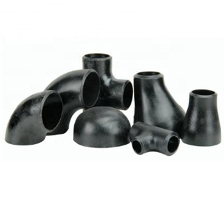 Buy Black Sch40 Butt Welded Elbow Carbon Steel Pipe Fittings at wholesale prices