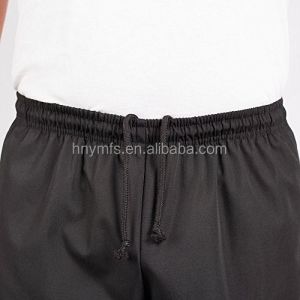 garment supply elastic waist with string Kitchen Uniforms Unisex Chef Pant Cargo