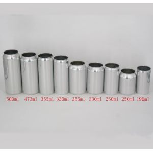 Standard 250Ml Aluminum Beverage Cans Metal Easy Open Beer Cans For Soft Drinks