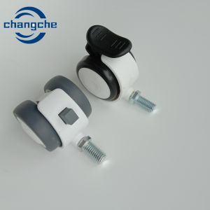 China Effortless Maneuverability Hospital Caster Wheels With Threaded Stem on sale