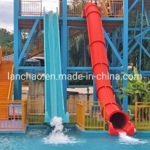 Fiberglass Body Amusement Park Water Slide Pipe For Amusement Water Park