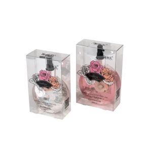 PMS Clear Plastic Folding Boxes Recyclable Cosmetic Packaging