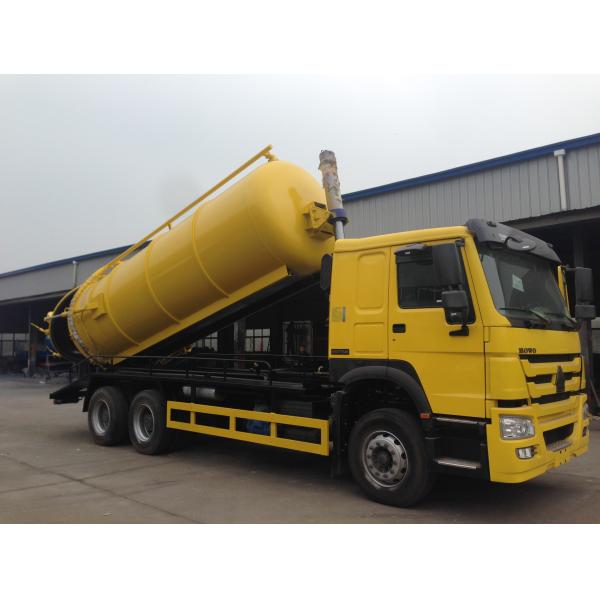 4m3 - 16m3 Sewage Sewage Suction Truck Dumping System With High Pressure Italian Jurop