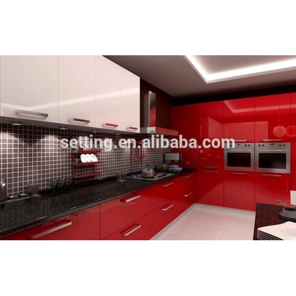 Anti scratch 19mm high gloss acrylic laminated MDF panel made in China