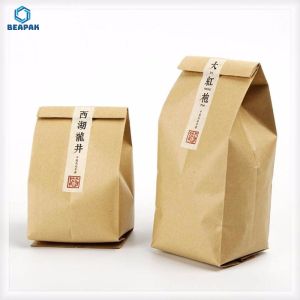 Square Bottom Mini Bread Paper Biodegradable Flour Packaging