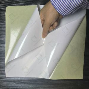 150-250g White Glossy Self-Adhesive Sticker Paper For Shipping Instruction Label