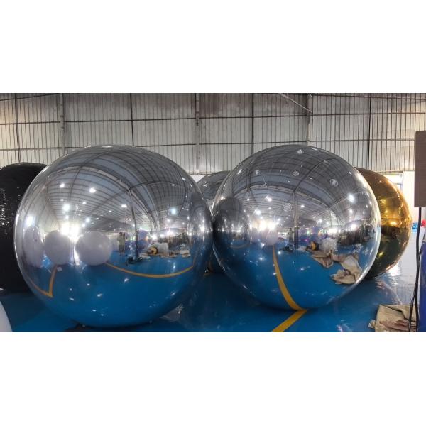 Outdoor Pvc Hanging Inflatable Mirror Balloon Giant Inflatable Silver Mirror Ball Decoration