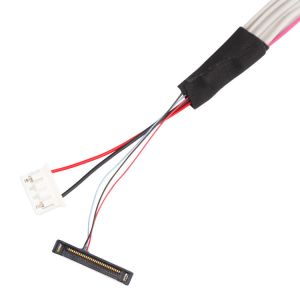 The LVDS Cable Assembly With A 1.0mm Pitch And 32AWG, Using The HRS DF13-20DS-1