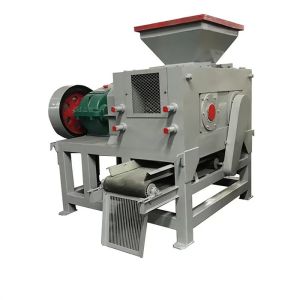 5.5KW Roller Press Briquetting Machine Sludge Power Oval Ball