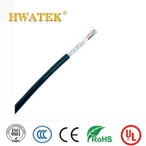 HDPE Insulation FRPE Jacket Tinned Copper Shielded Cable 300V UL21307 2 Pair