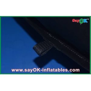 Black Inflatable Planetarium , Durable Inflatable Projection Tent Mobile Cinema