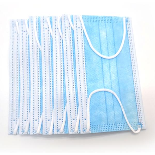 Soft 3 Ply Disposable Face Mask , YIHE 99.9% Bfe PP Non Woven Face Mask