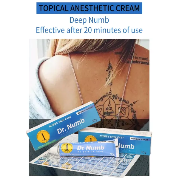 Dr Numb Tattoo Numbing Cream Microblading Body Tattoo High Quality Lido=Caine Ointment for Filler Microblading