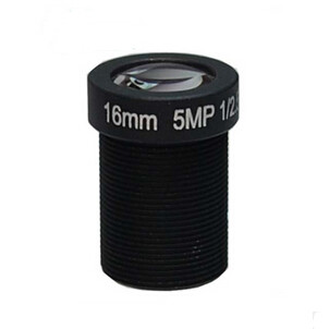 Buy 1/2.5" 16mm F2.0 5Megapixel 1080P M12 Mount IR MTV Lens, 16mm security camera lens at wholesale prices