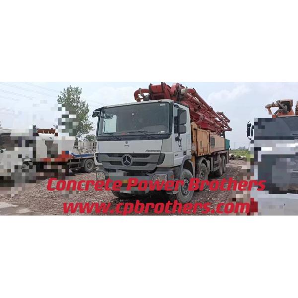 Buy 2014 Putzmeister 56m Concrete Pump on Benz Mercedes Chasssis Vibrating Amplitude 2.6mm at wholesale prices