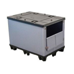 Customized Plastic Coaming Box Moving Folding Storage Containers Waterproof