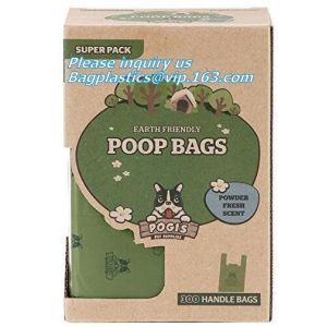 Compostable Poop Bags Amazon Best Selling Dog Poop Collector Cute Dog Poop Bag,