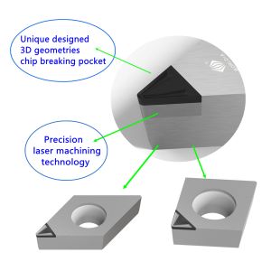 Tp Type Worldia Cutting Tools / Pcd Cutting Inserts ODM