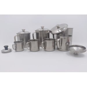 Kindergarten Children 13cm Stainless Steel Drinking Cup With Cover