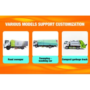 Sweeper Truck Machine Pavement Cleaner Small Street Sweeping Truck Road