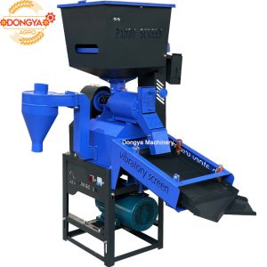 4HP Single Phase 6N50L Vibration Rice Mill Machine with Destoner and Sorting