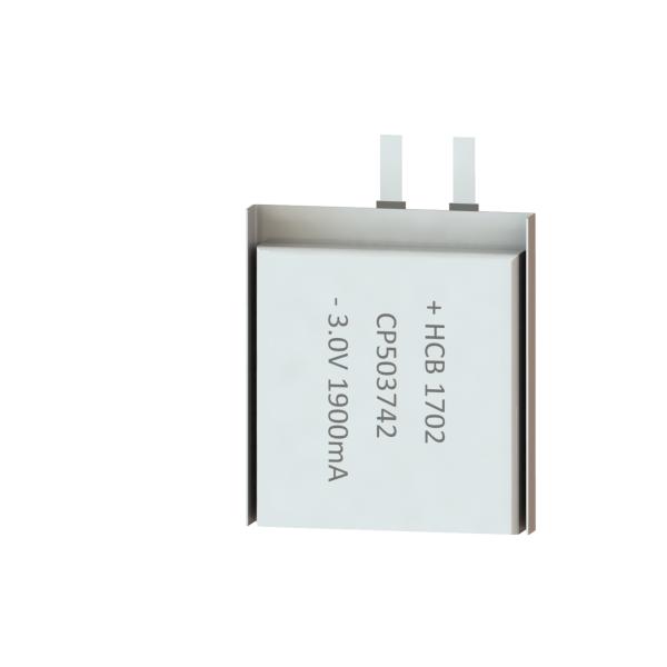 CP503742 1900mAh 3.0V Lithium Pouch Cell