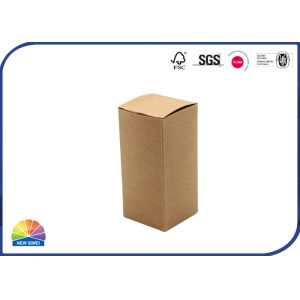 Custom Printed Folding Carton Box Recycled Kraft Paper Cosmetic Shampoo