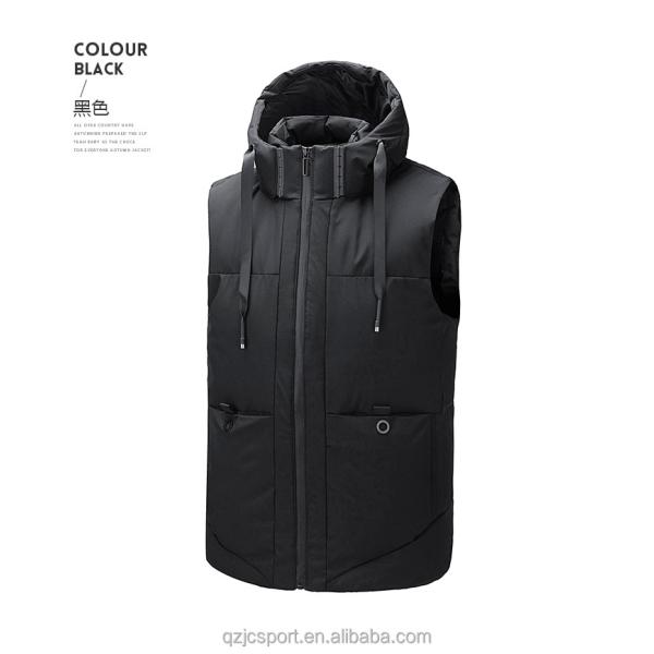 New arrival JC wind cotton padding vest coat men s warm vest jacket custom logo