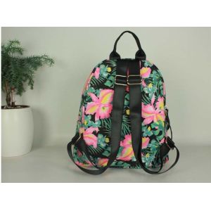 2016 Vertical square cloth fabric fashion ladies casual backpack schoolbag