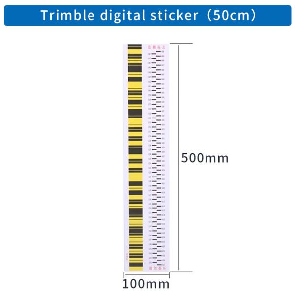 5PCS SETTLEMENT OBSERVATION BAR CODE STICKER FOR LEI-CA SOKK IA TRIMBLE FOIF DIGITAL LEVEL SURVEYING