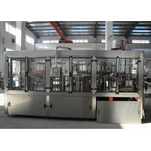 3000BPH Beverage Filling Machine , Carbonated Beverage Bottling Equipment With