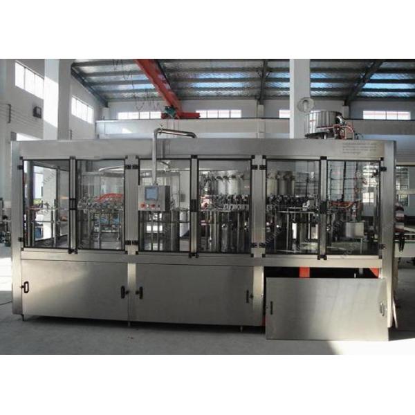 3000BPH Beverage Filling Machine , Carbonated Beverage Bottling Equipment With