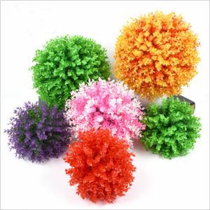 China PE PP Artificial Round Boxwood Ball on sale
