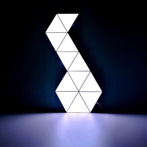 Smart Wifi Control LED Holiday Lights RGB Smart Triangle LED Light Panel For