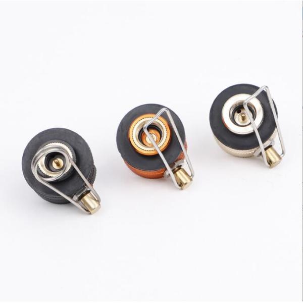 Customized Support OBM Black Orange Camping Stove Burners Propane Tank Refill Adapter