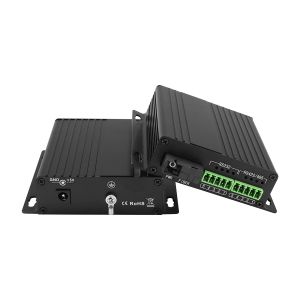 Serial Fiber Converter RS485 RS422 RS232 SC 20km For RTU HOST SCADA Wall Mounted